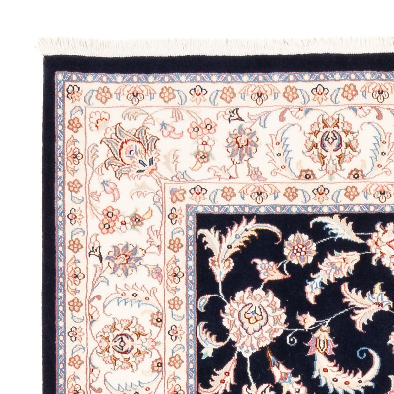 Tapis persan - Tabriz - 200 x 148 cm - bleu foncé