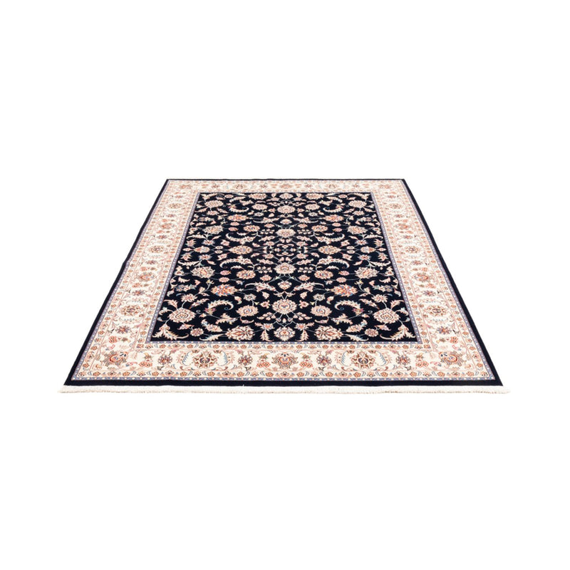 Tapis persan - Tabriz - 200 x 148 cm - bleu foncé