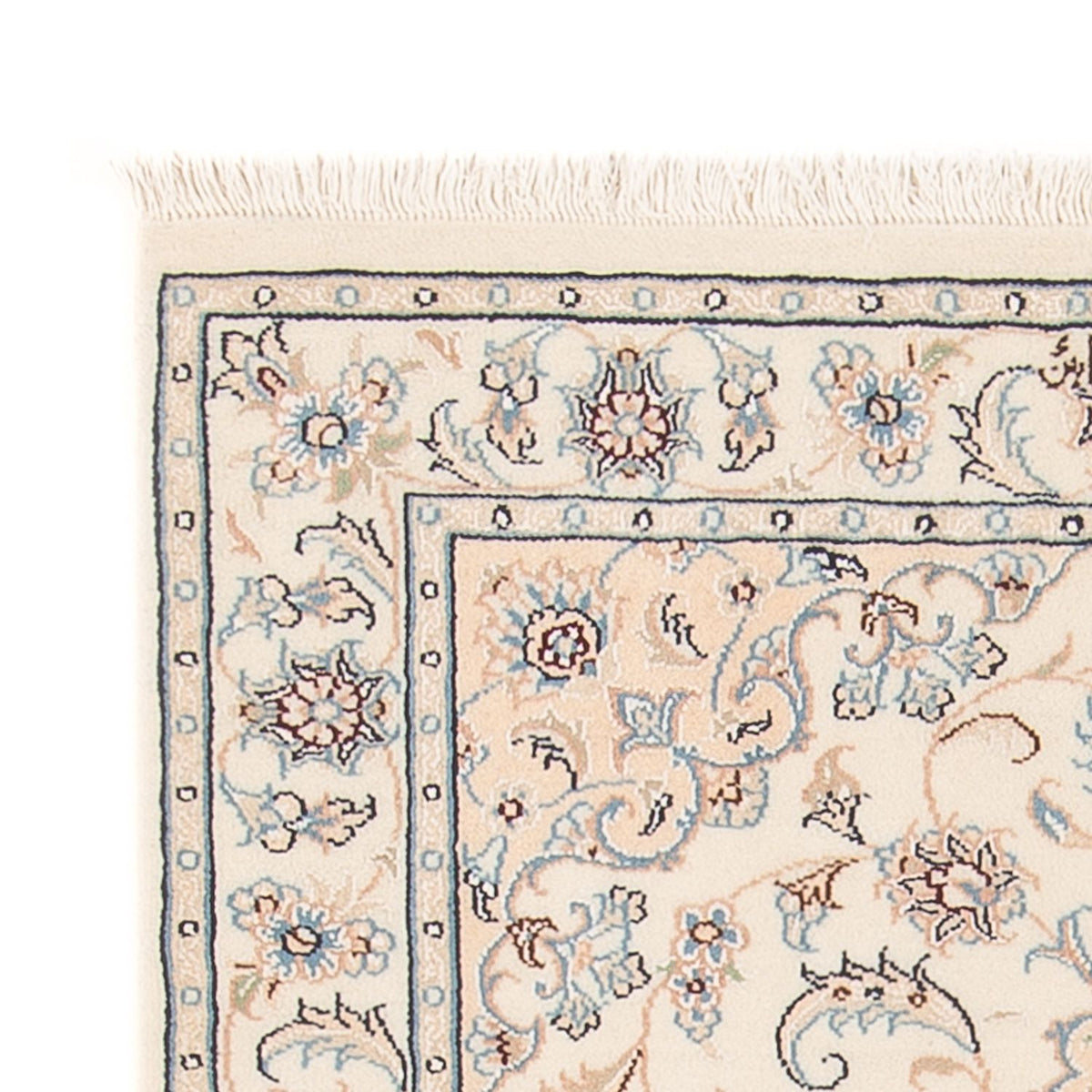Tapis persan - Nain - Premium - 117 x 80 cm - crème