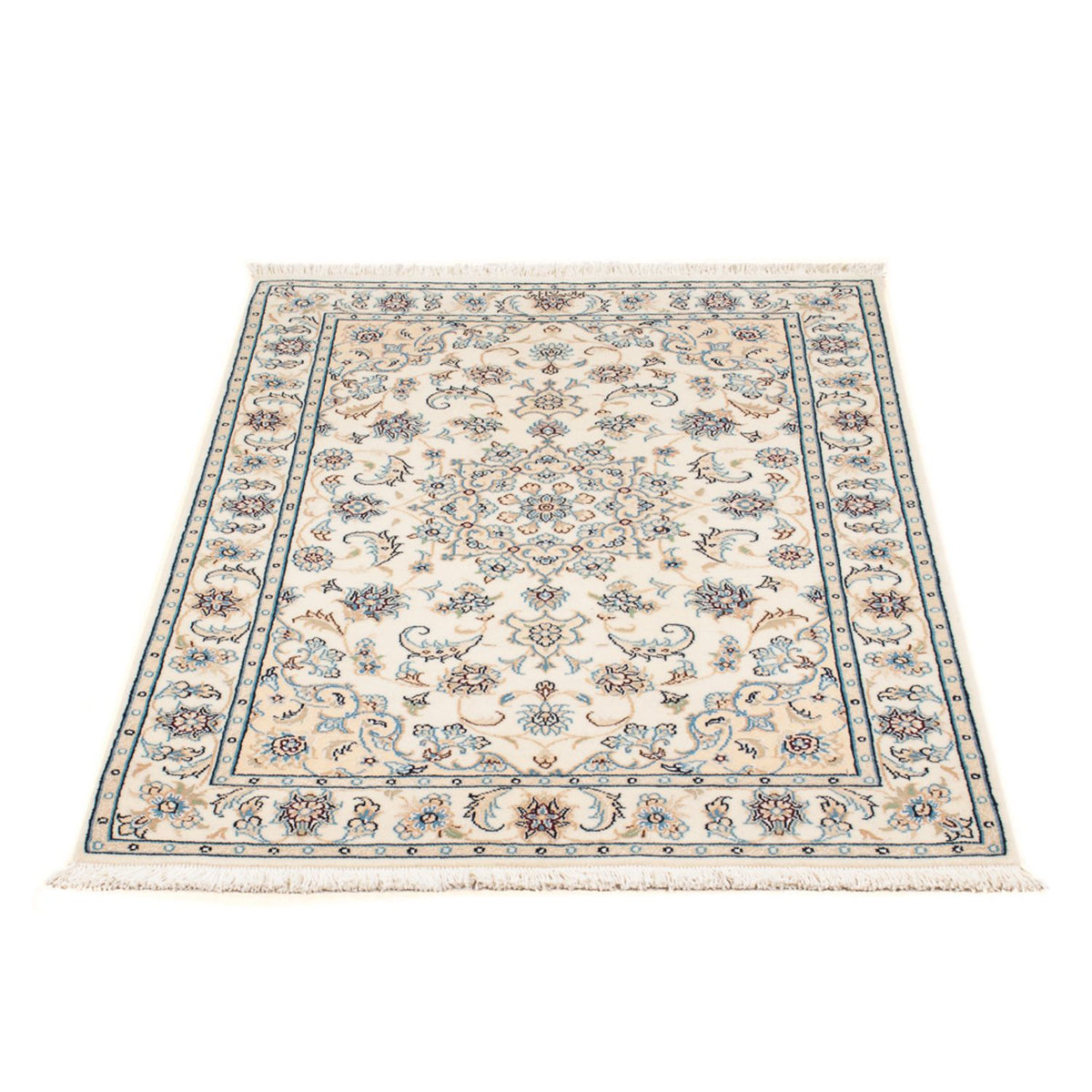 Tapis persan - Nain - Premium - 117 x 80 cm - crème