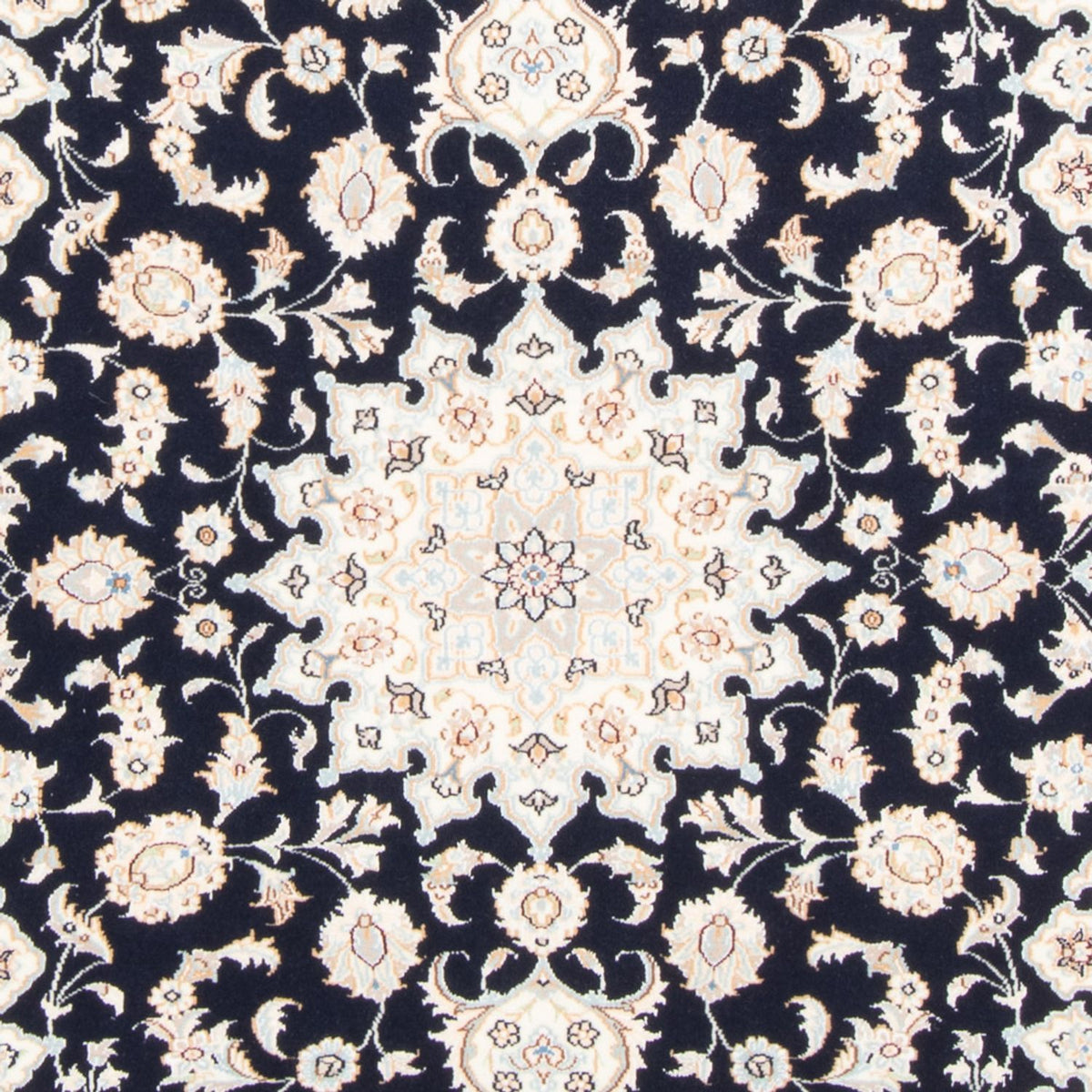 Tapis persan - Nain - Royal - 173 x 118 cm - bleu foncé