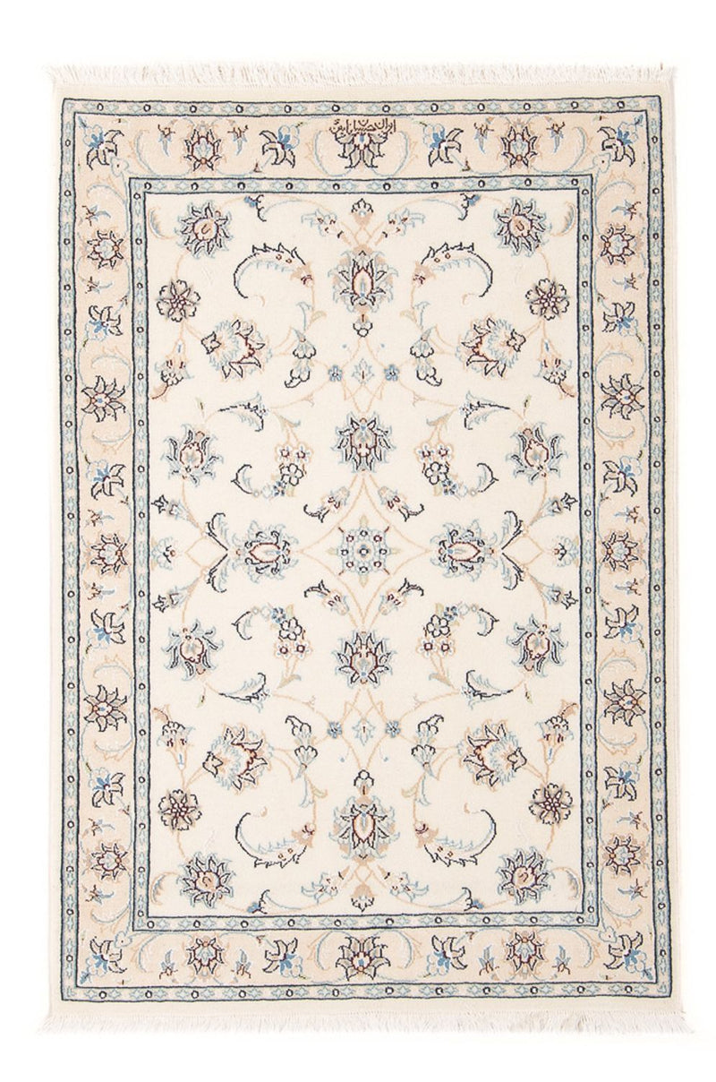 Tapis persan - Nain - Premium - 117 x 78 cm - crème