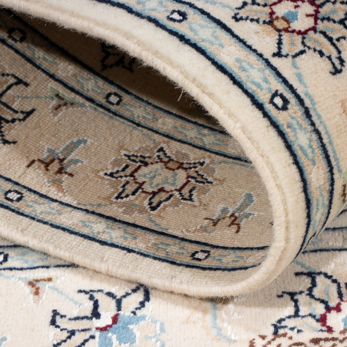 Tapis persan - Nain - Premium - 117 x 78 cm - crème