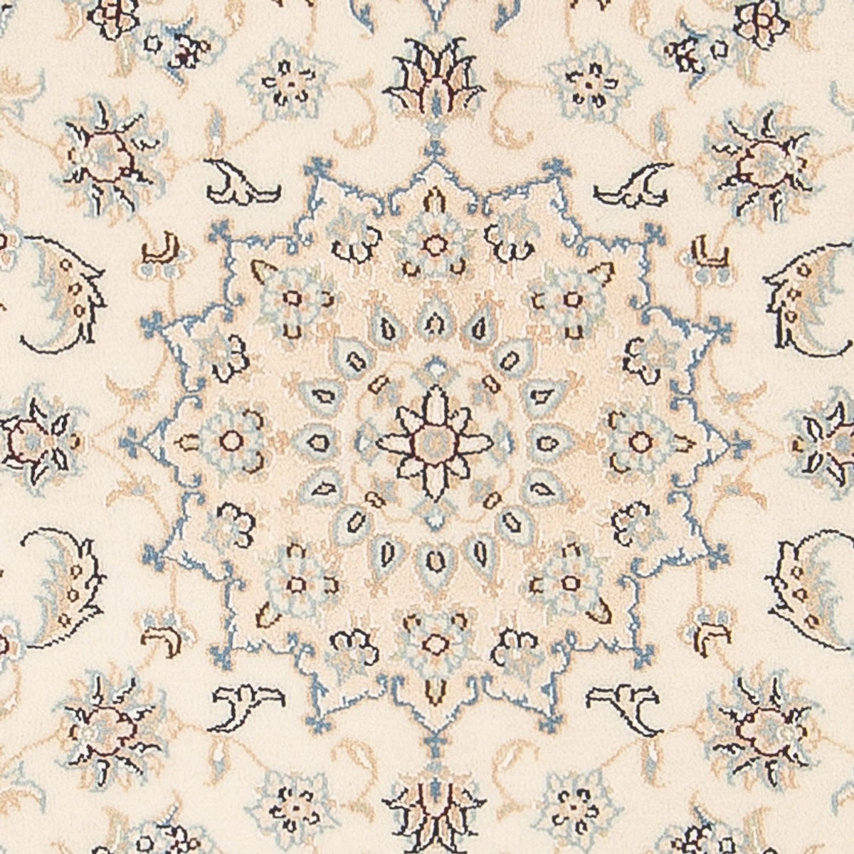 Tapis persan - Nain - Premium - 135 x 74 cm - crème