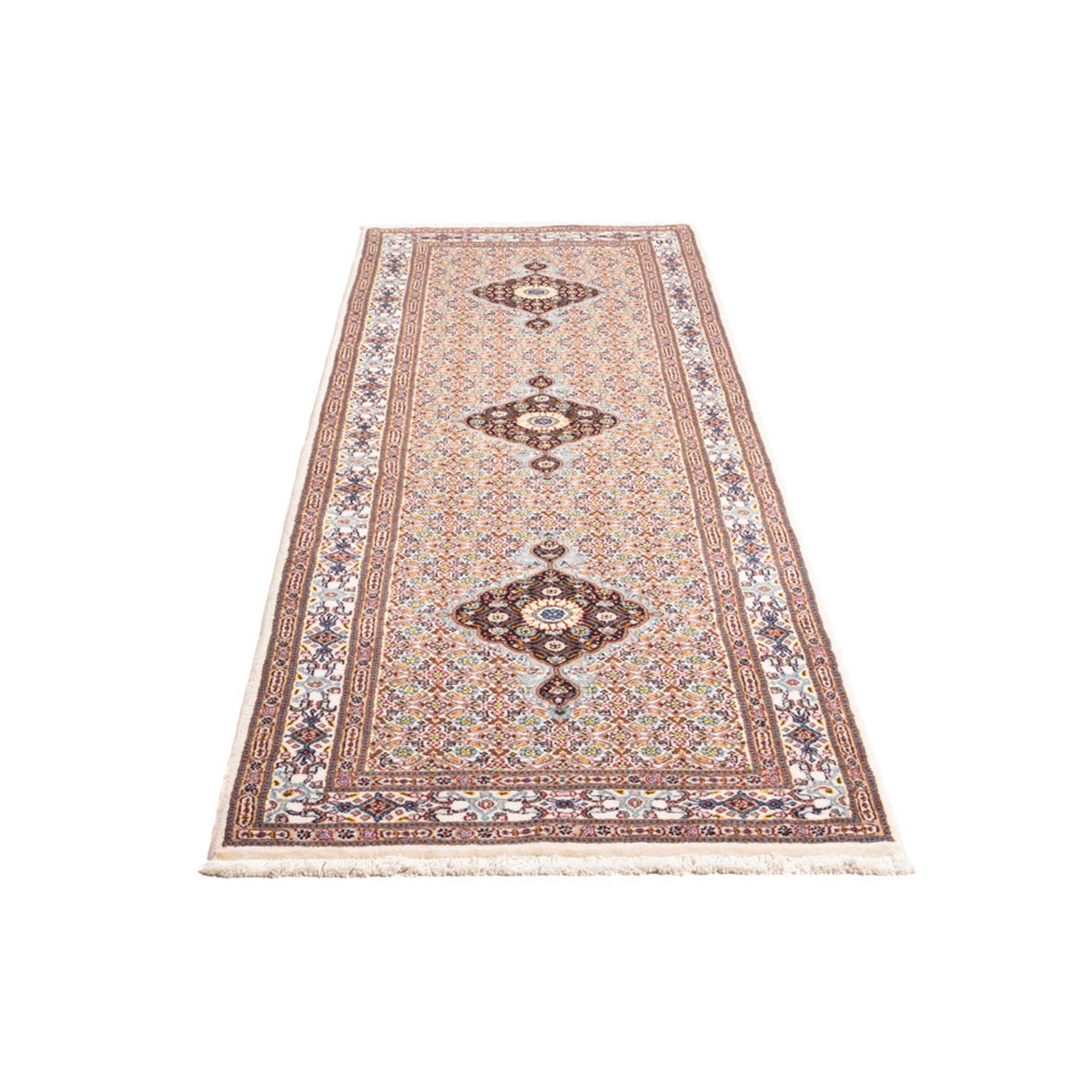 Tapis de couloir Tapis persan - Classique - 243 x 78 cm - crème
