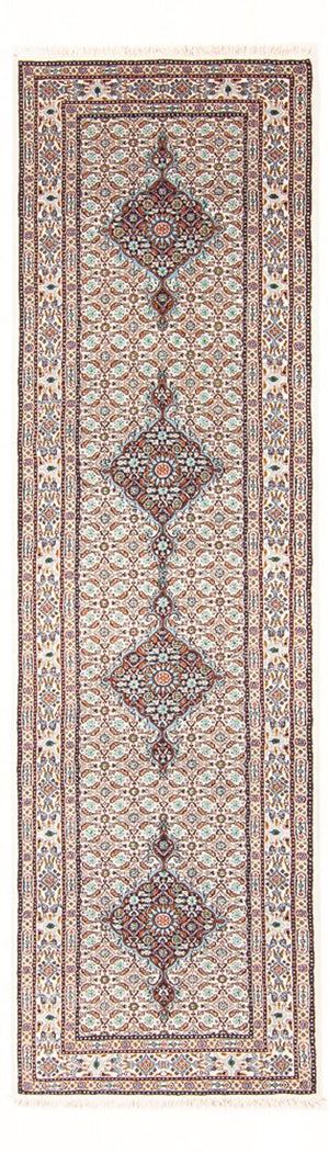 Tapis de couloir Tapis persan - Classique - 298 x 77 cm - crème