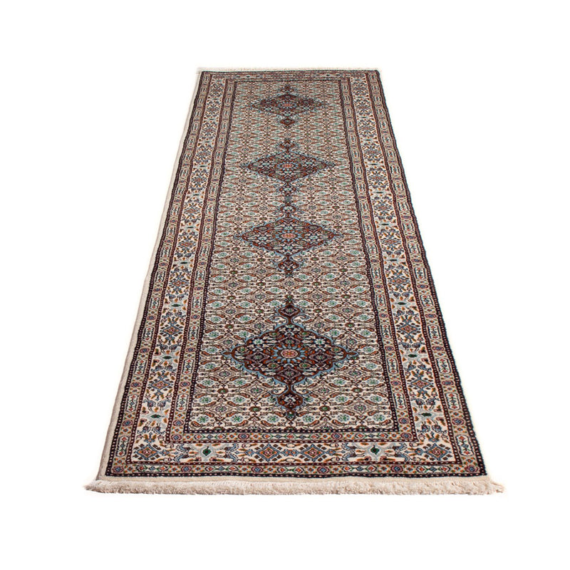 Tapis de couloir Tapis persan - Classique - 298 x 77 cm - crème