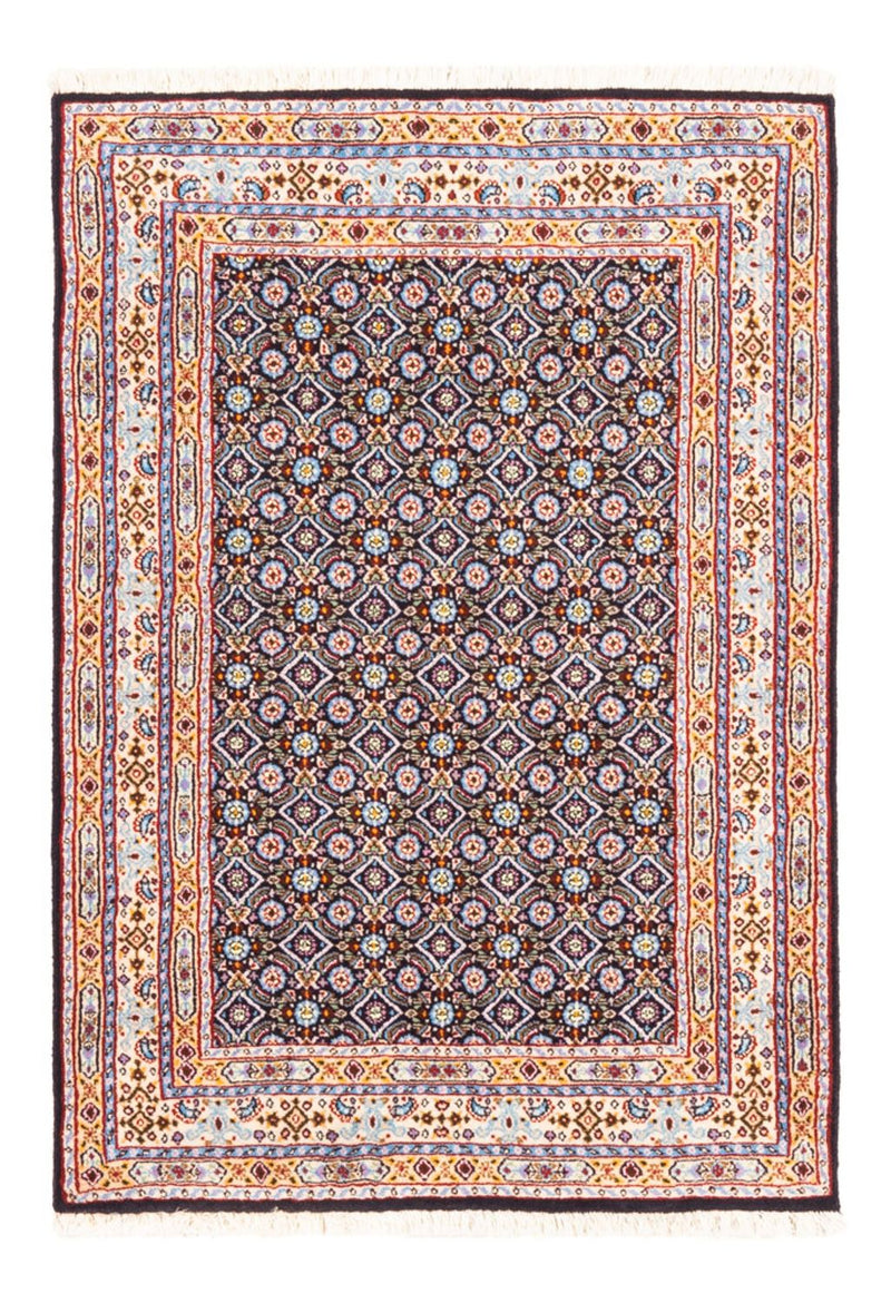 Tapis persan - Classique - 114 x 81 cm - bleu foncé
