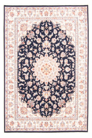 Tapis persan - Tabriz - Royal - 236 x 169 cm - bleu foncé