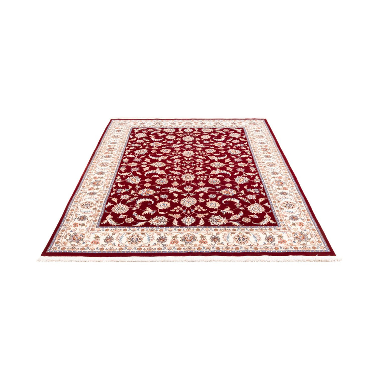Tapis persan - Tabriz - 199 x 147 cm - rouge