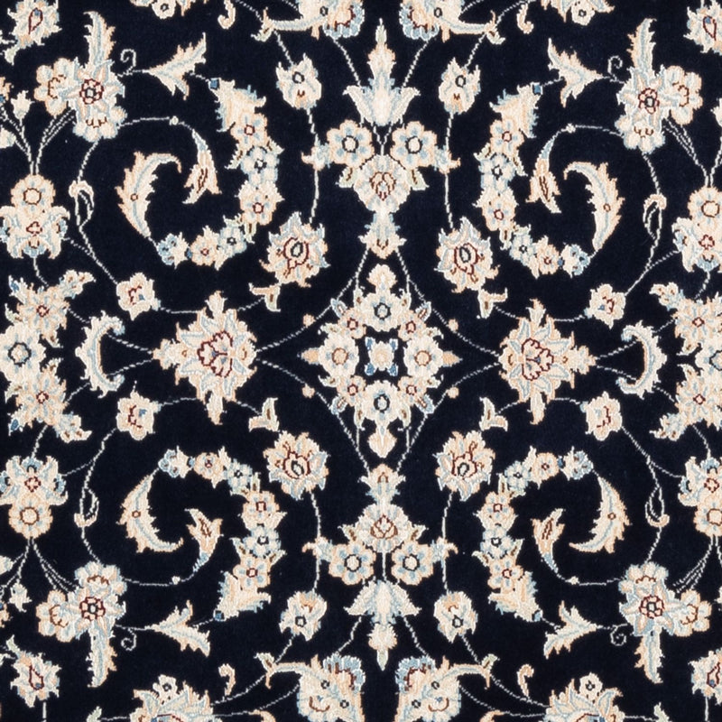 Tapis persan - Nain - Premium - 154 x 107 cm - bleu foncé