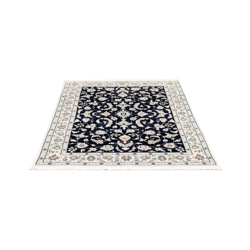 Tapis persan - Nain - Premium - 154 x 107 cm - bleu foncé