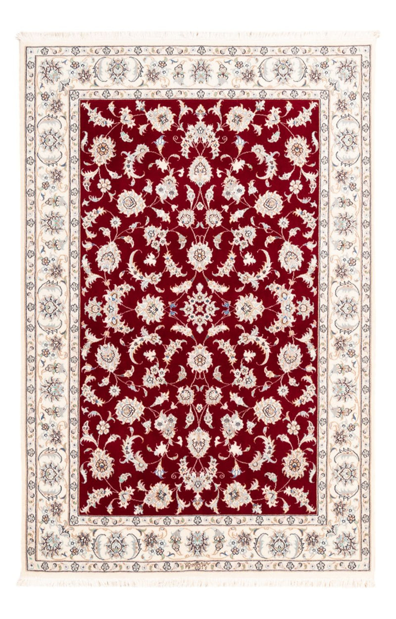 Tapis persan - Nain - Premium - 176 x 120 cm - rouge