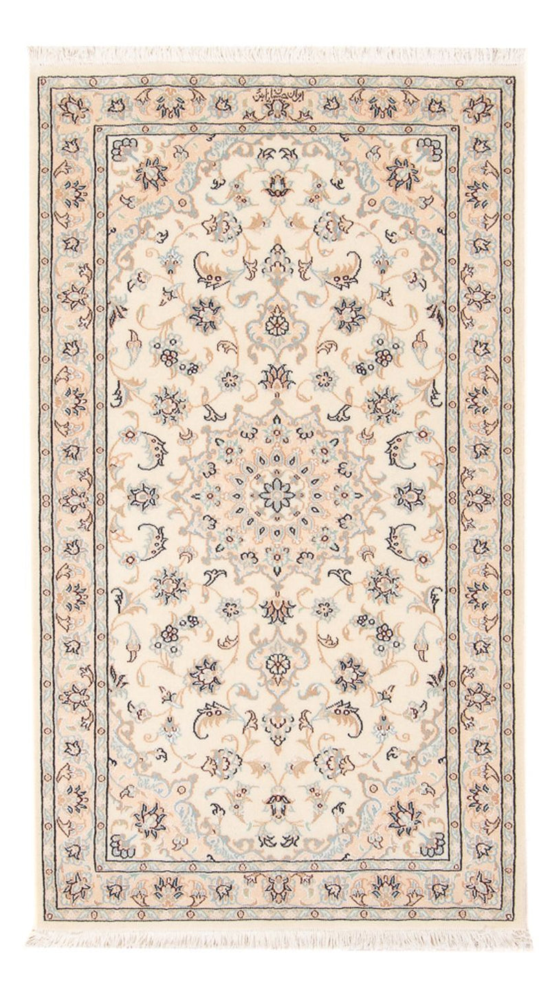 Tapis persan - Nain - Premium - 134 x 76 cm - crème