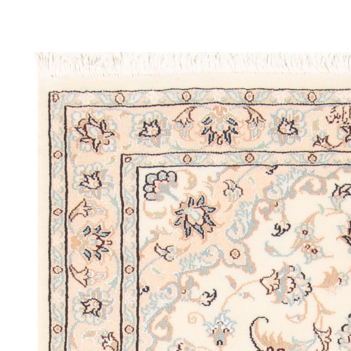 Tapis persan - Nain - Premium - 134 x 76 cm - crème