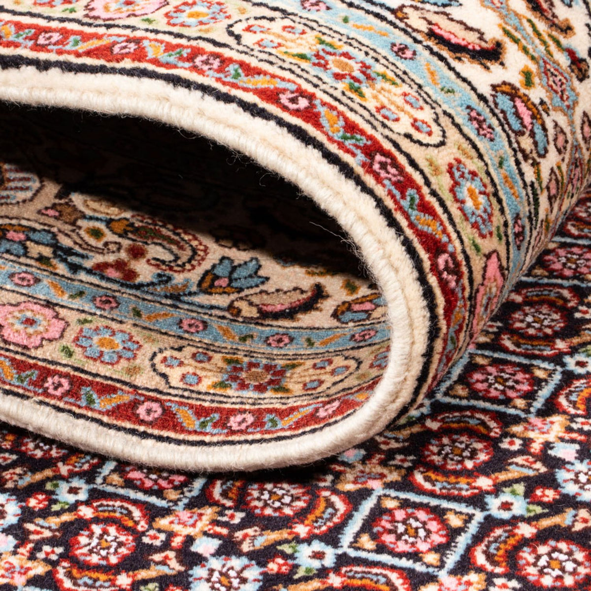 Tapis persan - Classique - 195 x 145 cm - bleu foncé