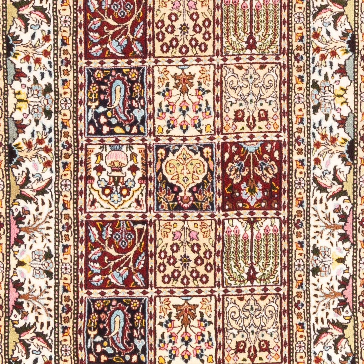 Tapis de couloir Tapis persan - Classique - 384 x 78 cm - multicolore