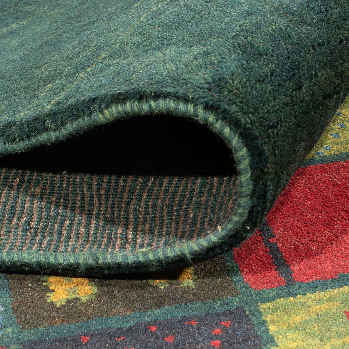 Tapis Gabbeh - Persan - 234 x 174 cm - multicolore