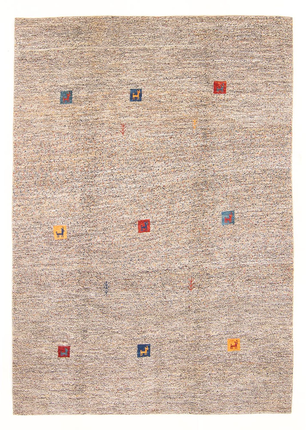 Tapis Gabbeh - Persan - 243 x 178 cm - naturel