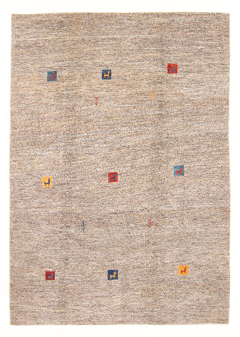 Tapis Gabbeh - Persan - 243 x 178 cm - naturel