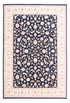 Tapis persan - Tabriz - Royal - 234 x 167 cm - bleu foncé