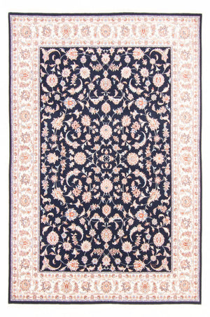 Tapis persan - Tabriz - Royal - 241 x 168 cm - bleu foncé
