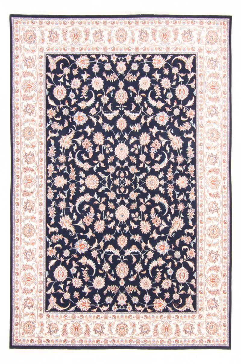 Tapis persan - Tabriz - Royal - 241 x 168 cm - bleu foncé