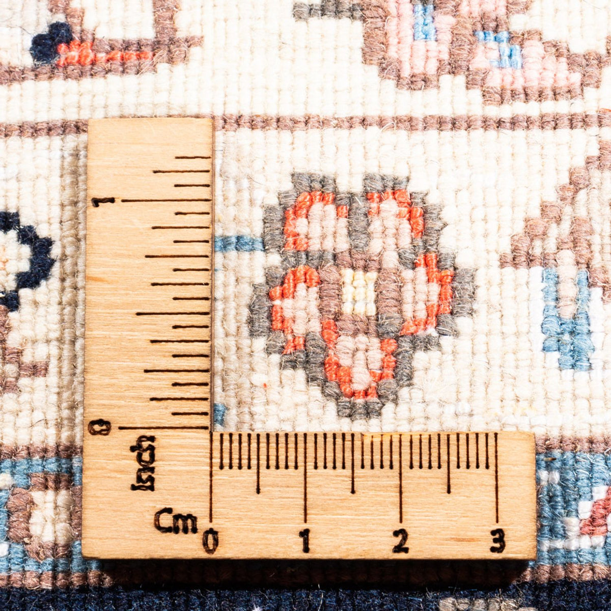 Tapis persan - Tabriz - 201 x 150 cm - bleu foncé