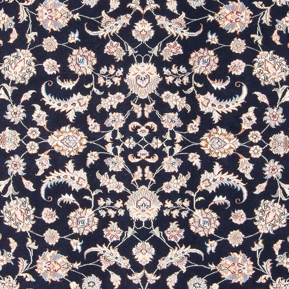 Tapis persan - Tabriz - Royal - 202 x 151 cm - bleu foncé