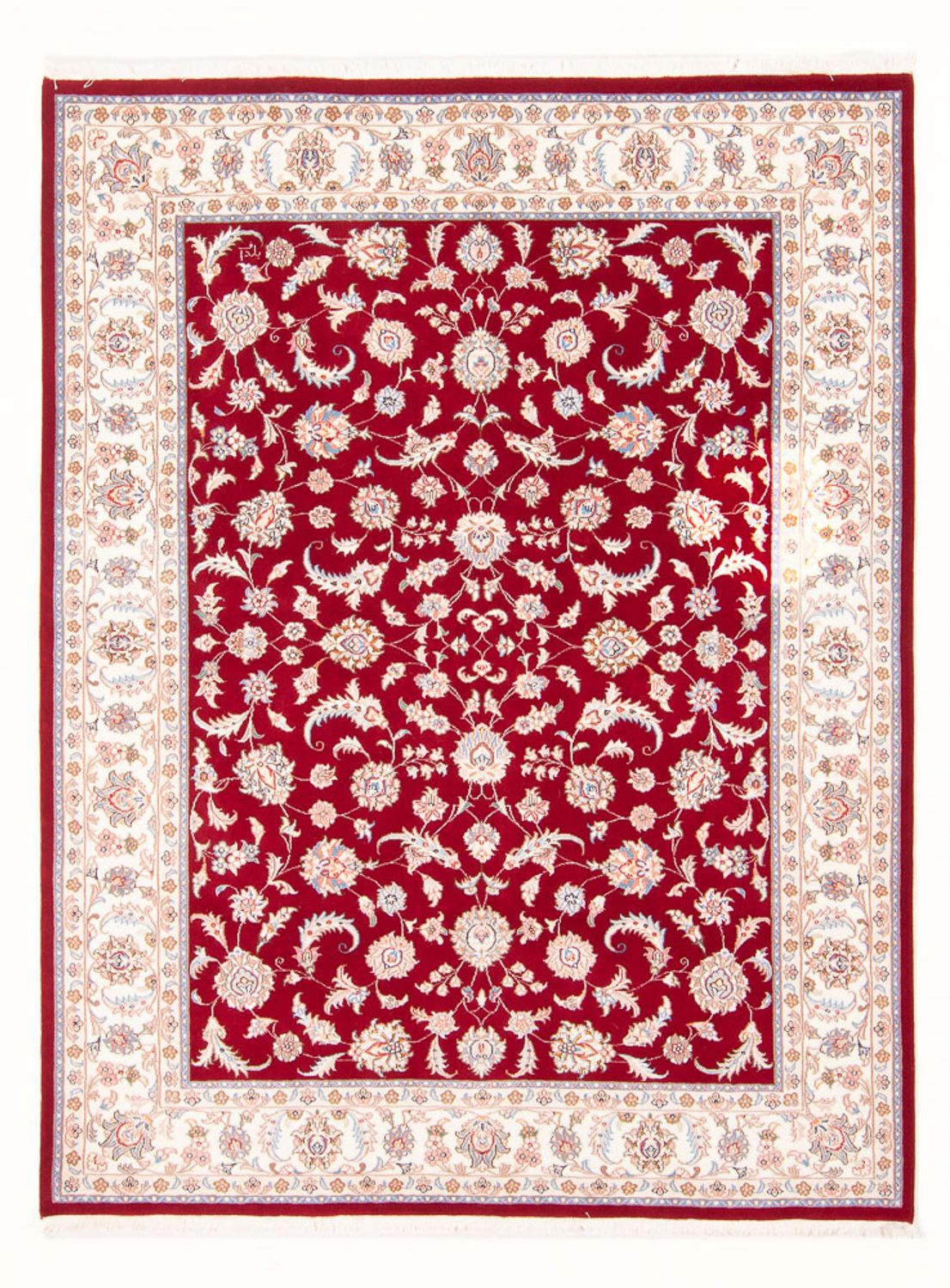Tapis persan - Tabriz - Royal - 203 x 149 cm - rouge