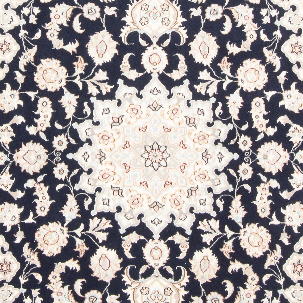 Tapis persan - Nain - Royal - 173 x 121 cm - bleu foncé