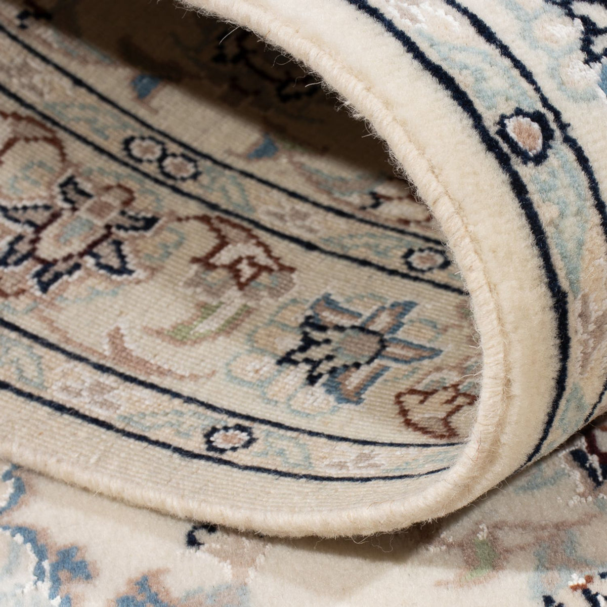 Tapis persan - Nain - Premium - 145 x 73 cm - crème