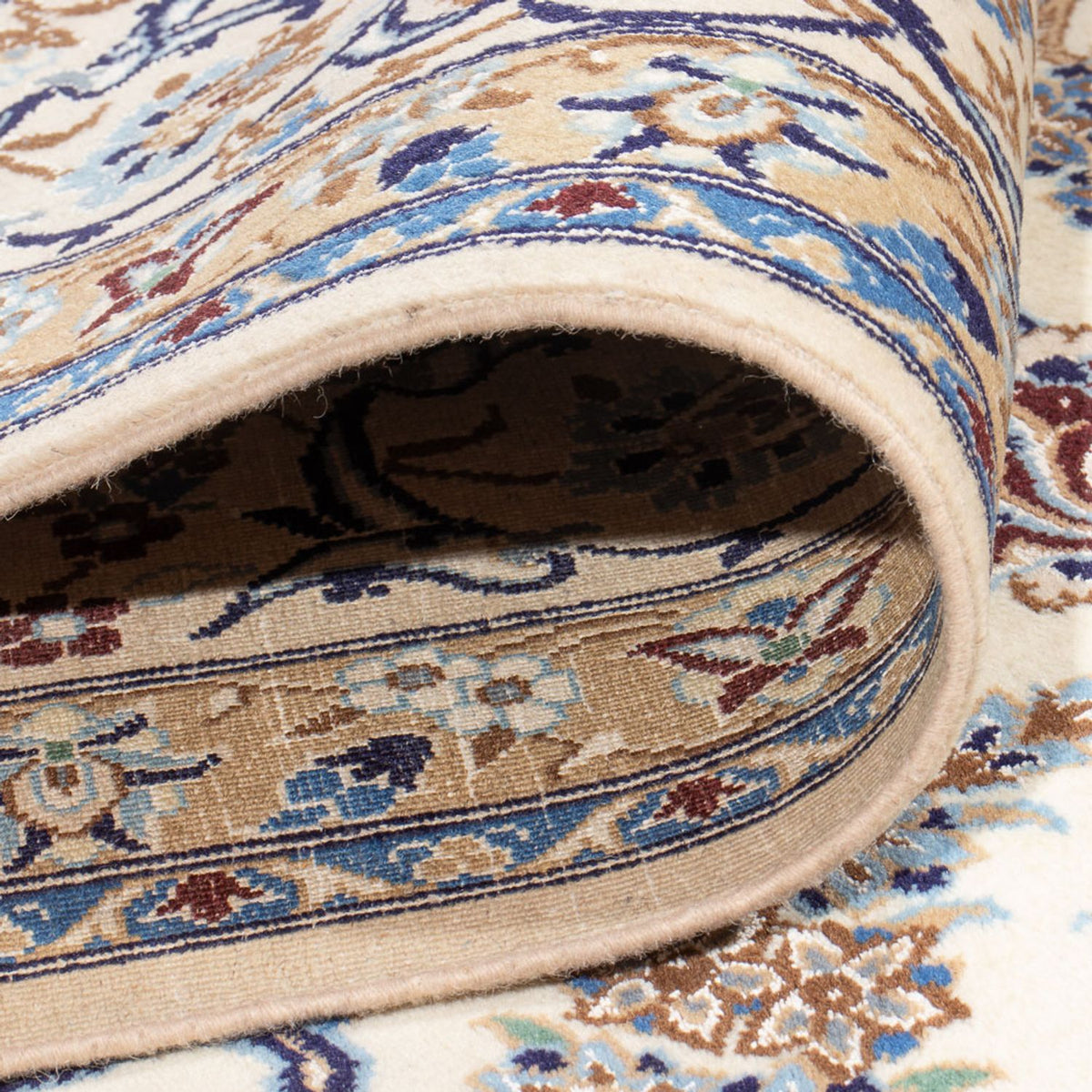 Tapis persan - Nain - Royal - 278 x 200 cm - crème