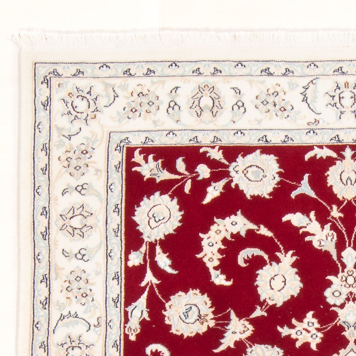 Tapis persan - Nain - Royal - 152 x 107 cm - rouge