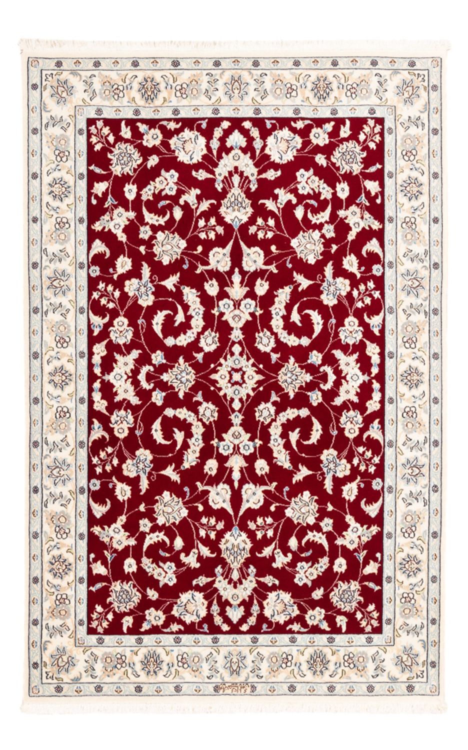 Tapis persan - Nain - Premium - 163 x 108 cm - rouge