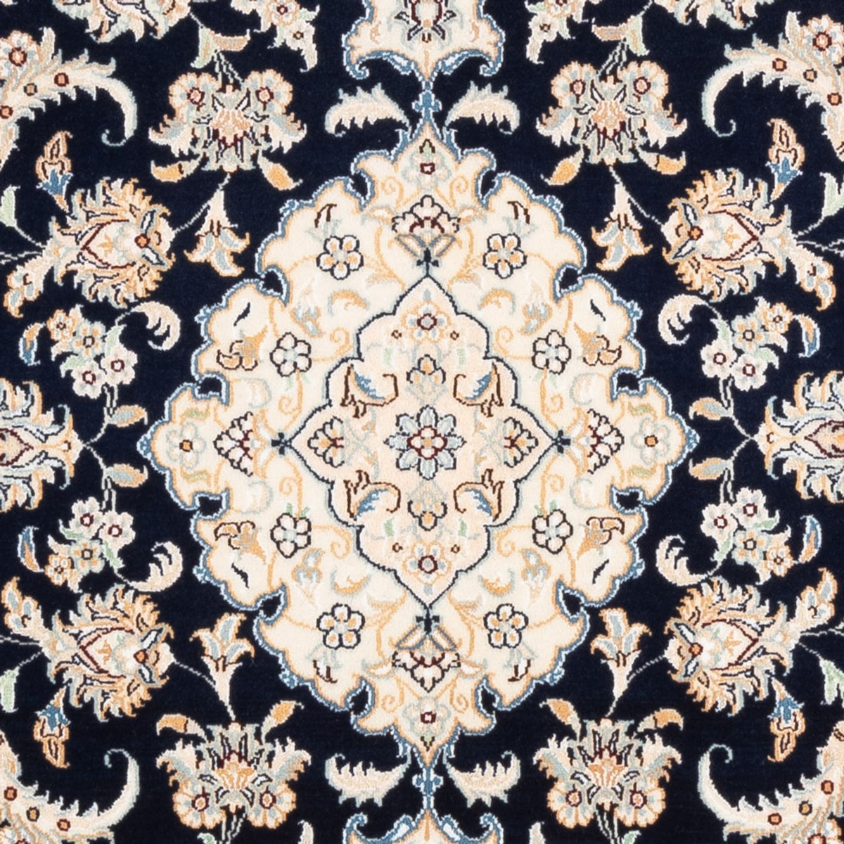 Tapis persan - Nain - Premium - 151 x 108 cm - bleu