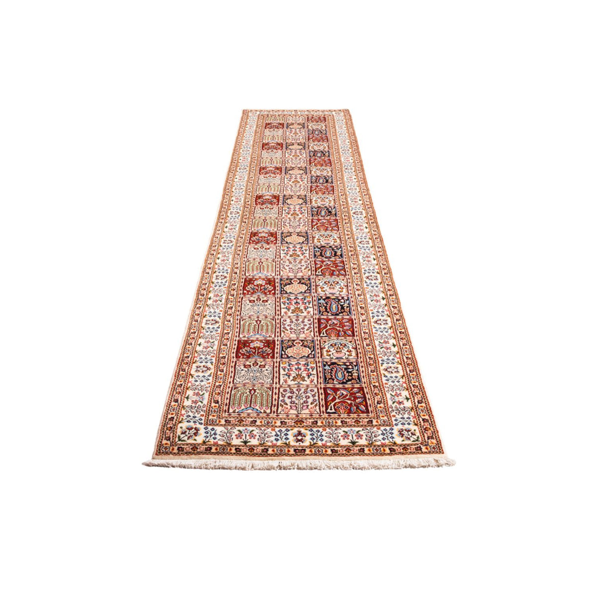 Tapis de couloir Tapis persan - Classique - 386 x 78 cm - multicolore