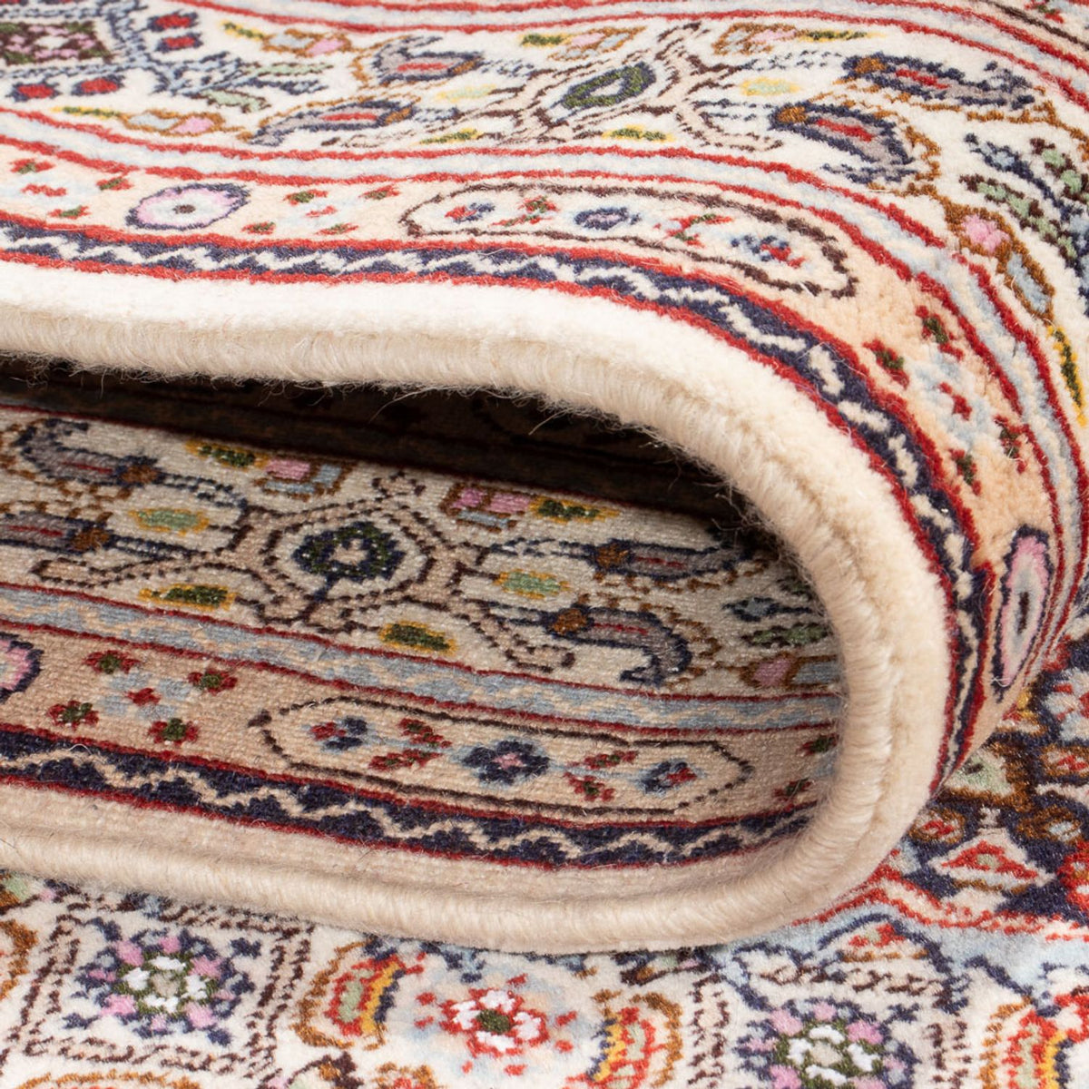 Tapis de couloir Tapis persan - Classique - 398 x 76 cm - crème