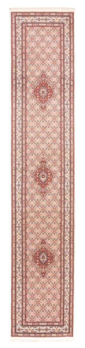 Tapis de couloir Tapis persan - Classique - 395 x 79 cm - crème