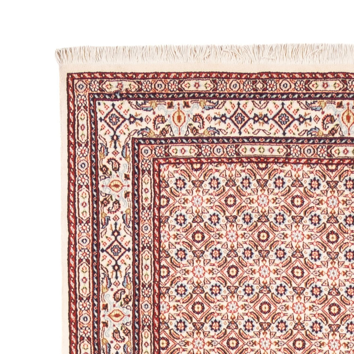 Tapis de couloir Tapis persan - Classique - 395 x 79 cm - crème