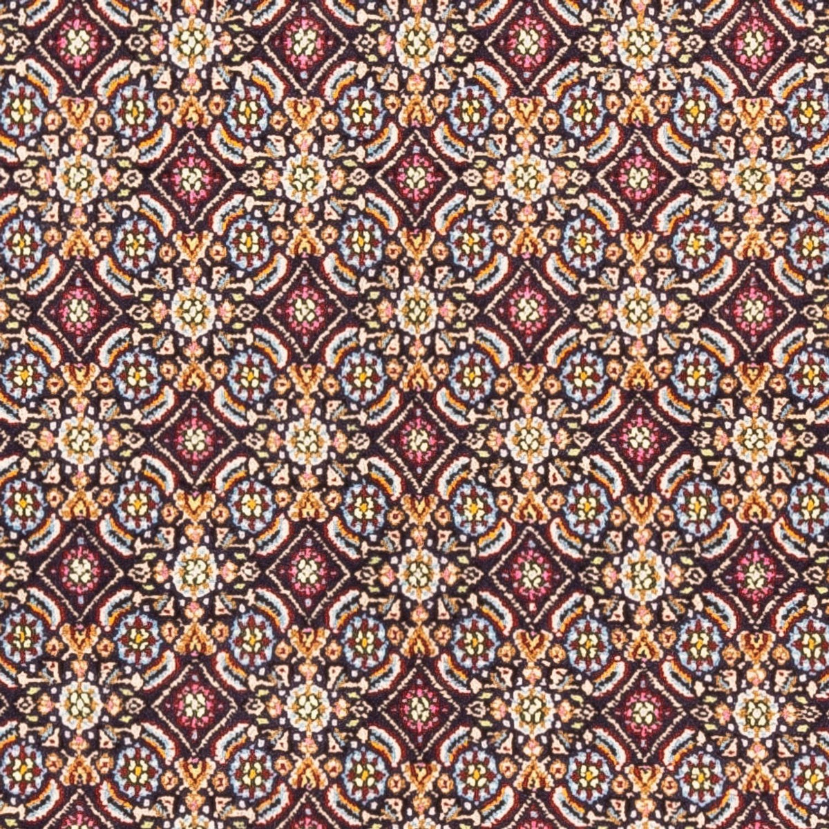 Tapis de couloir Tapis persan - Classique - 100 x 100 cm - bleu foncé