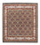 Tapis de couloir Tapis persan - Classique - 100 x 100 cm - bleu foncé