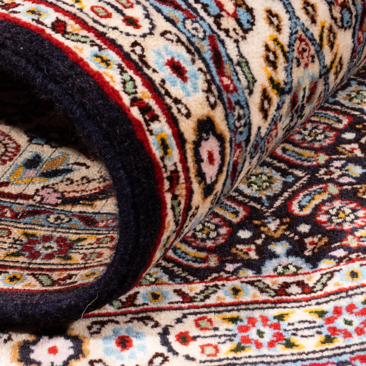 Tapis persan - Classique - 195 x 144 cm - bleu foncé