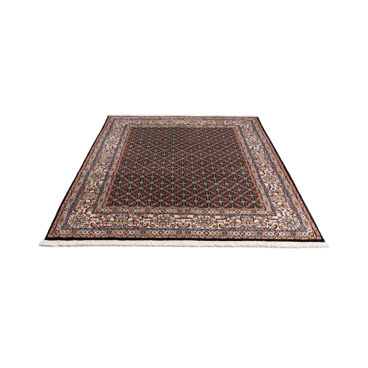 Tapis persan - Classique - 195 x 144 cm - bleu foncé