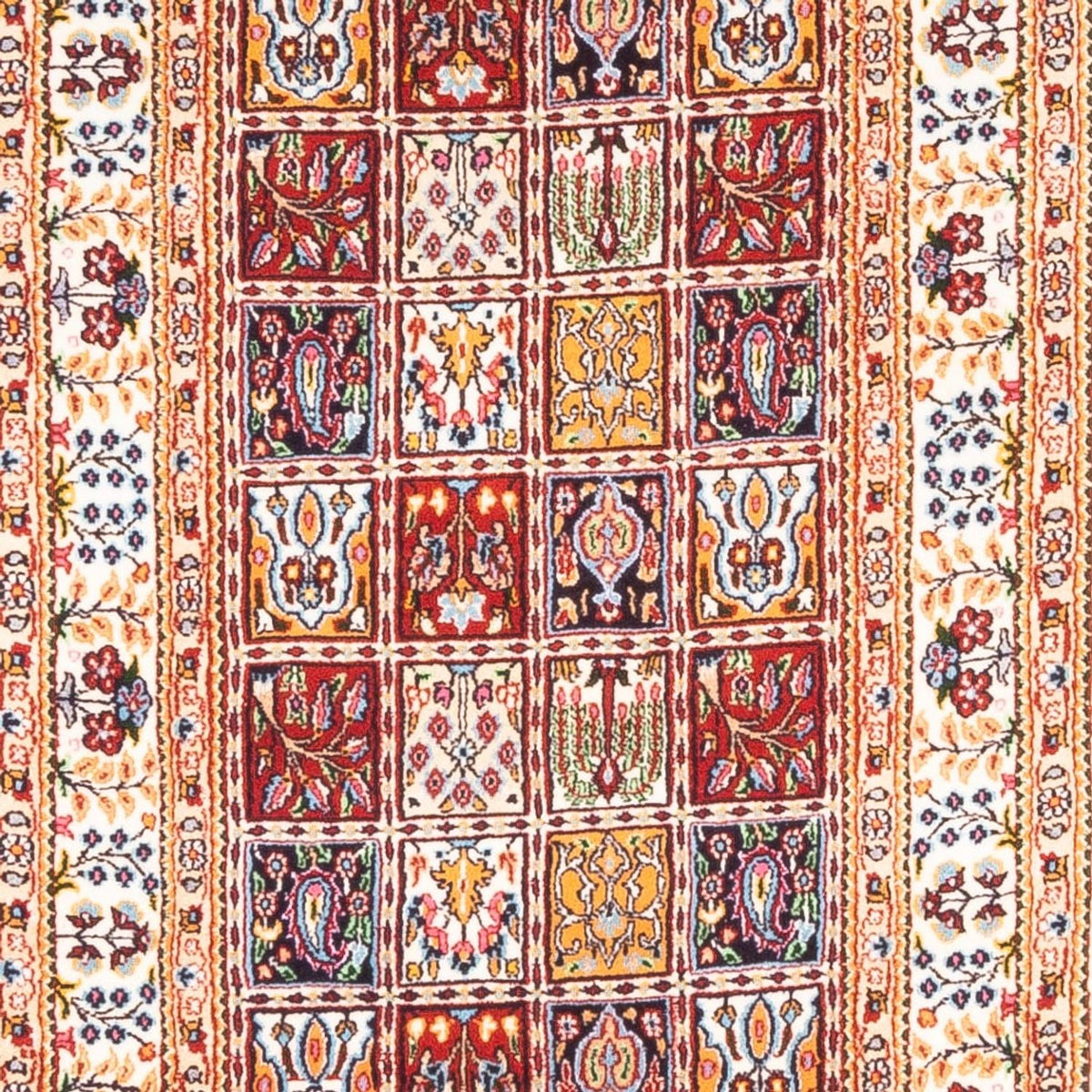 Tapis de couloir Tapis persan - Classique - 489 x 77 cm - crème