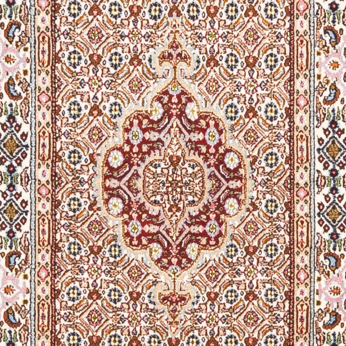 Tapis de couloir Tapis persan - Classique - 245 x 77 cm - crème