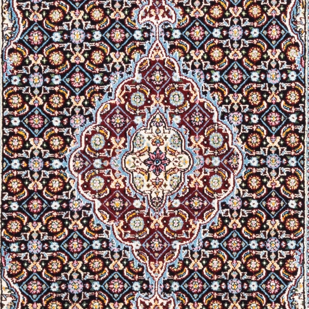 Tapis persan - Classique - 148 x 99 cm - bleu foncé