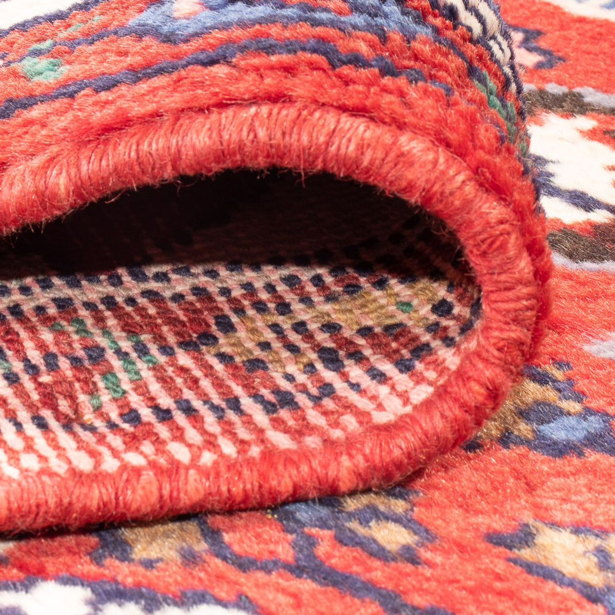 Tapis de couloir Tapis persan - Nomadic - 318 x 110 cm - rouge