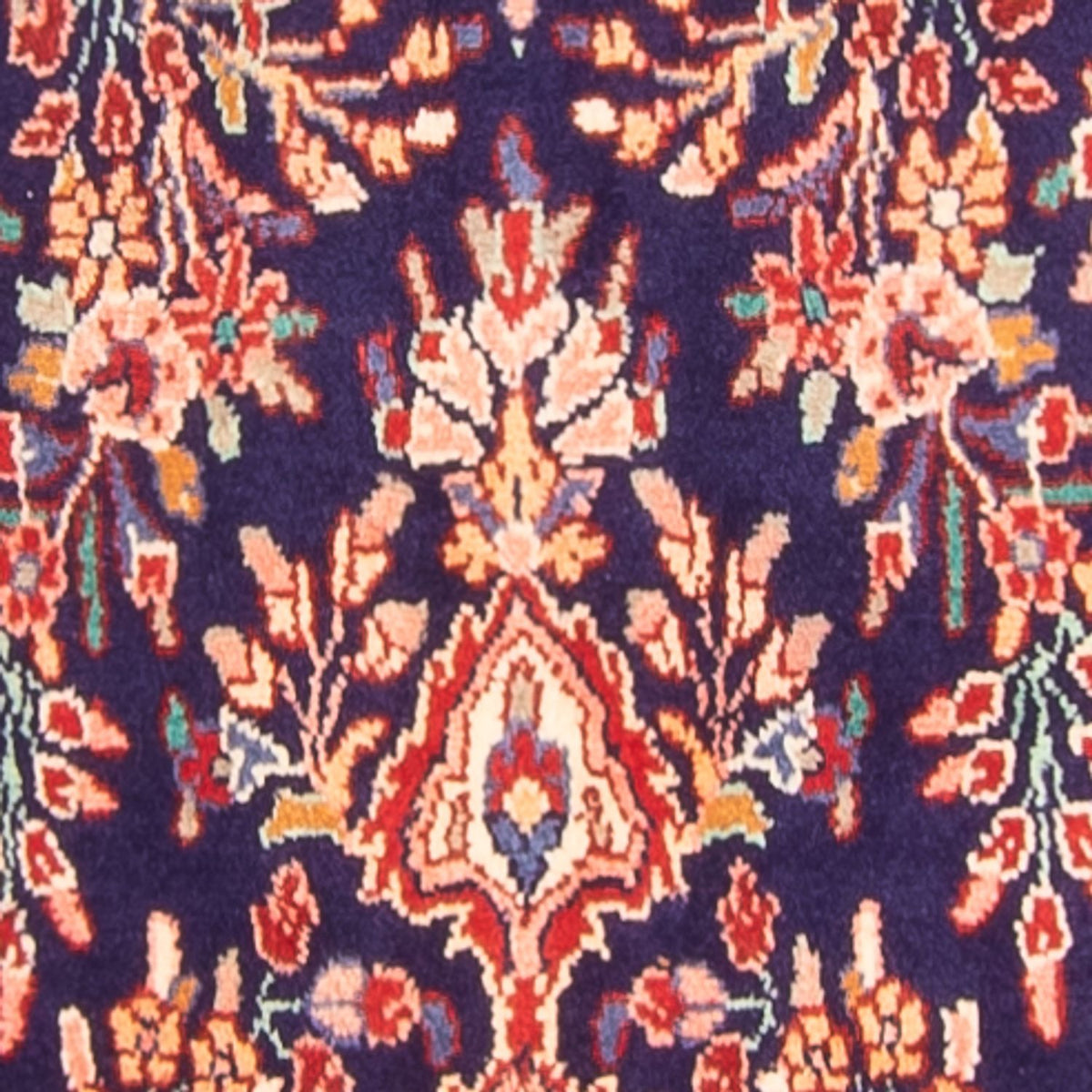 Tapis de couloir Tapis persan - Nomadic - 313 x 108 cm - bleu foncé