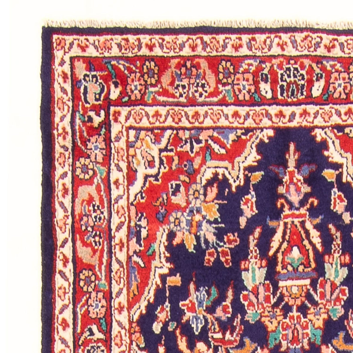 Tapis de couloir Tapis persan - Nomadic - 313 x 108 cm - bleu foncé